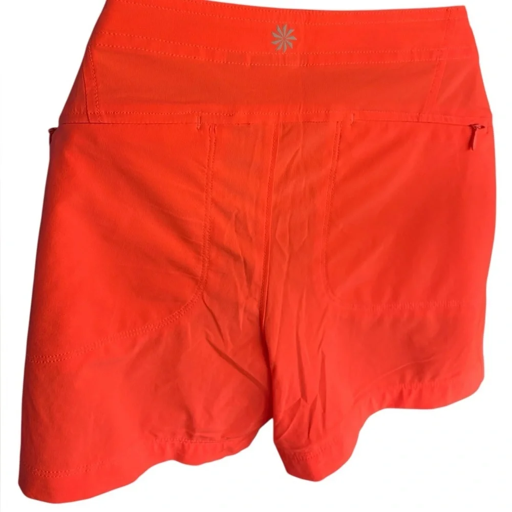 Athleta Womens bright orange Costa board shorts, size 8, NWOT swim shorts - Picture 8 of 10
